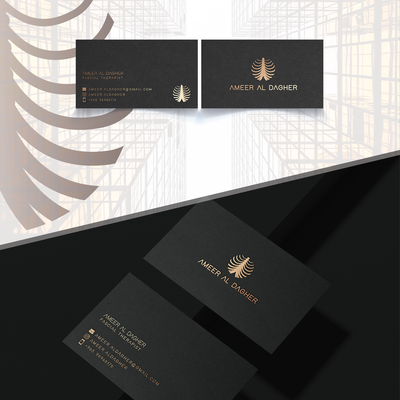 Cool business card for personal brand