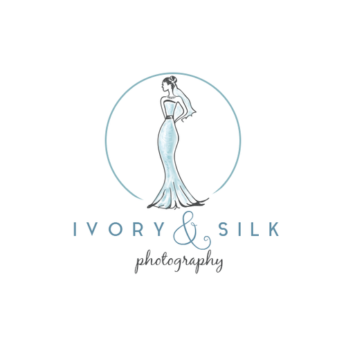 Model logo with the title 'Ivory & Silk'