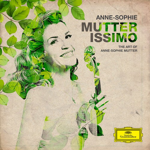 Cover illustration with the title 'Cover design for 'Anne Sphie Mutter''