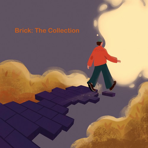 Brick design with the title 'Phrase illustration '