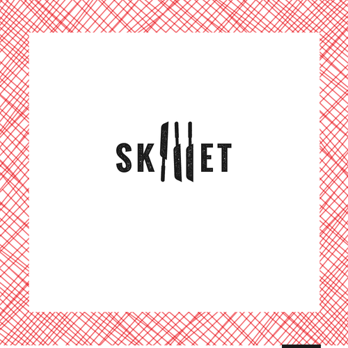 Food truck design with the title 'Food truck logo for Skillet'