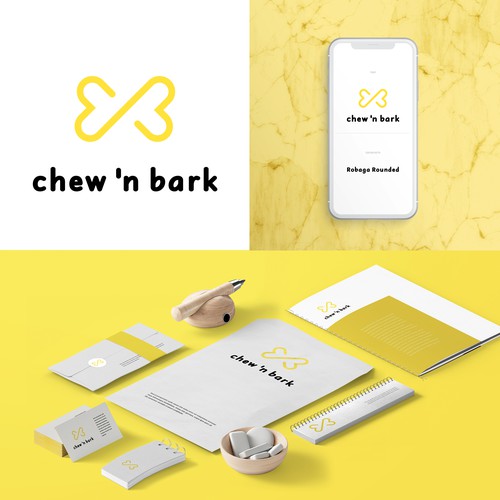 Pet shop logo with the title 'Petshop Logo Design'