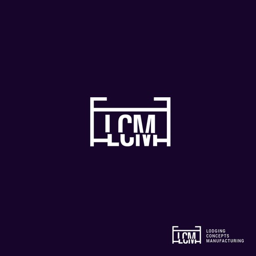 Hotel brand with the title 'LCM logo design'
