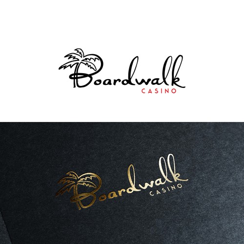 Energetic logo with the title 'Boardwalk Casino in the Caribbean needs a new, powerful, and bold logo'
