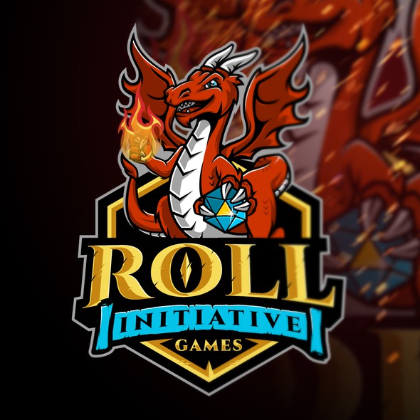 Roll logo with the title 'Roll Initiative Games'