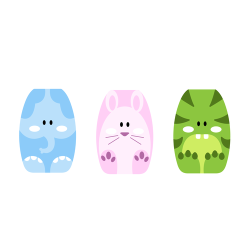 Toothbrush design with the title '2D design toothbrush for kids'