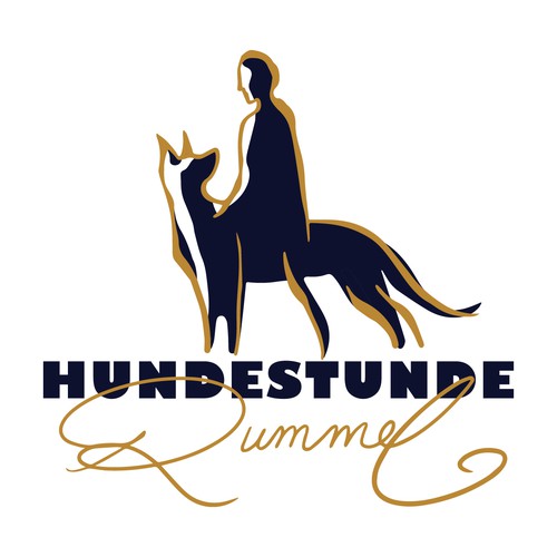 Dog training logo with the title 'Elegant logo for a dog-trainer'