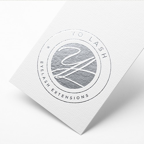 Eyelash design with the title 'yolash'