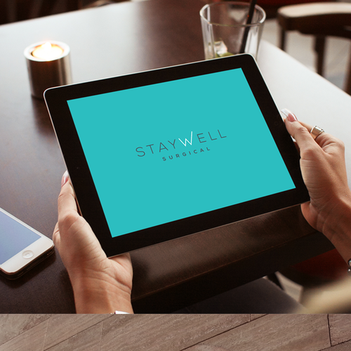 Surgery logo with the title 'Staywell Surgical Logo'
