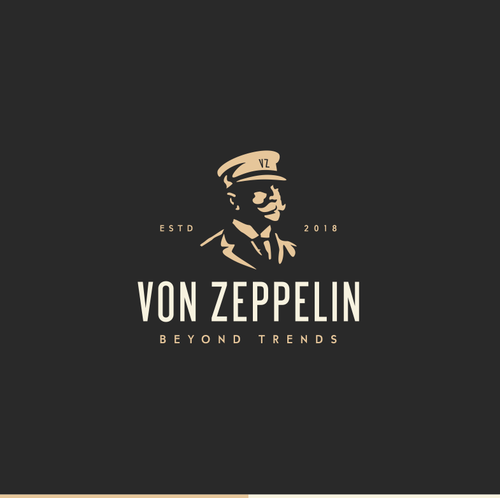 Mexican logo with the title 'Crea el logo de Von Zeppelin'