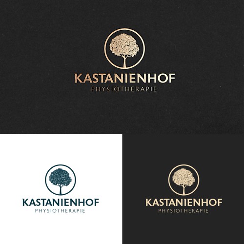 Physiotherapy logo with the title 'Kastanienhof Physiotherapie Logo'