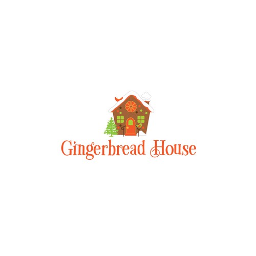 Daycare logo with the title 'Gingerbread House'