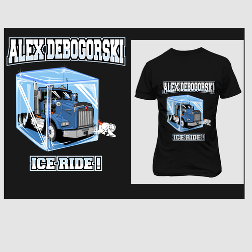 Truck t-shirt with the title 'ALEX DEBOGORSKI ICE RIDE '
