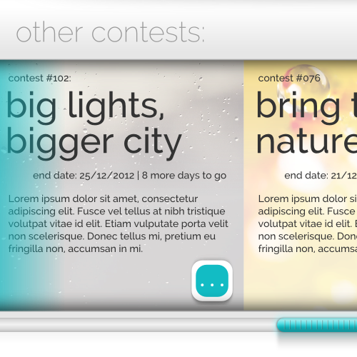 Photography website with the title 'Web Design for PrizeReel'