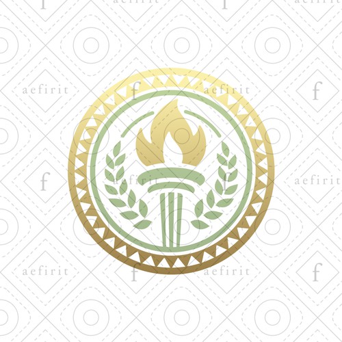 Seal design with the title 'Sport Spirit Logo'