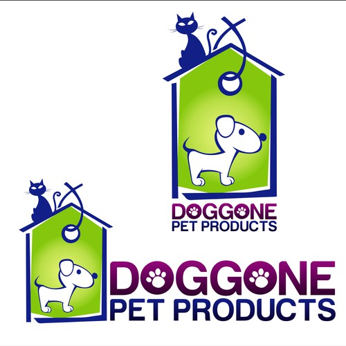 Tag design with the title 'Pet Products'
