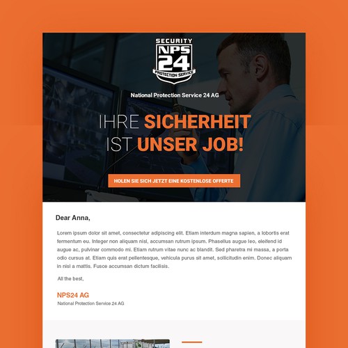 Newsletter design with the title 'Customized Newsletter Templates Design'