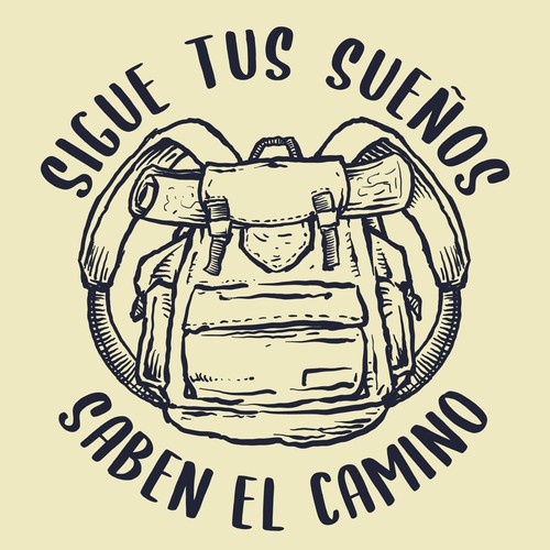 Camping t-shirt with the title 'Adventure travelling t-shirt design'