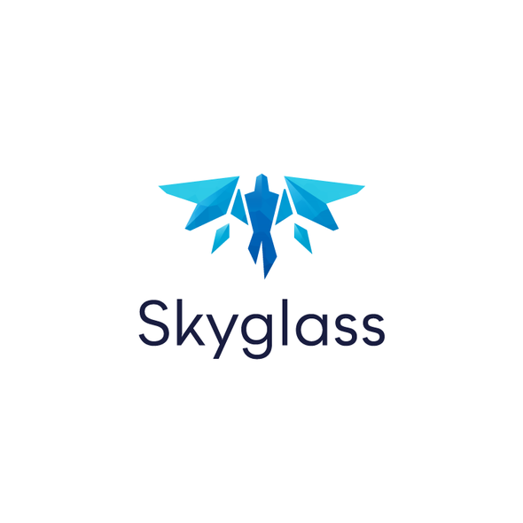 Fractal logo with the title 'Glass Flight'