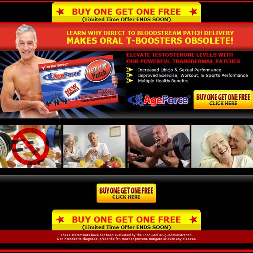 Offer design with the title 'Bold e-mail newsletter design for Testo100 '