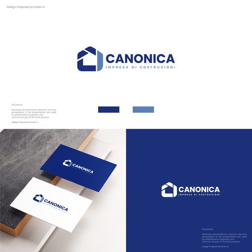 Construction design with the title 'Canonica Logo'