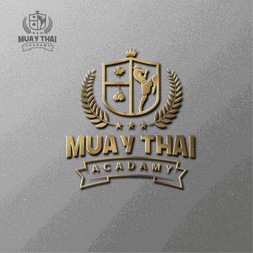 Muay thai logo with the title 'Muai Thai'