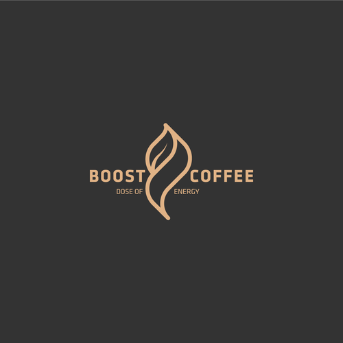 Boost logo with the title 'Boost Coffee Logo'