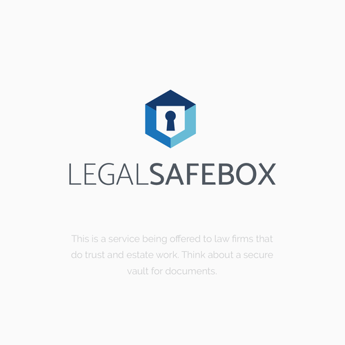 Shield design with the title 'LegalSafeBox'
