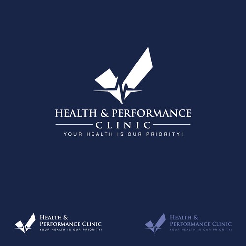 Performance design with the title 'Health & Performance Clinic'