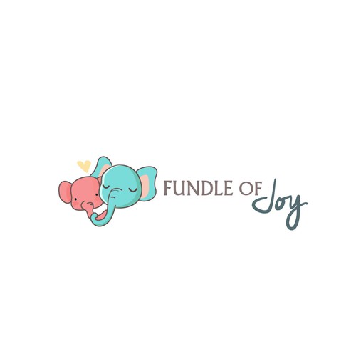 Parent logo with the title 'Fundle of Joy logo design'
