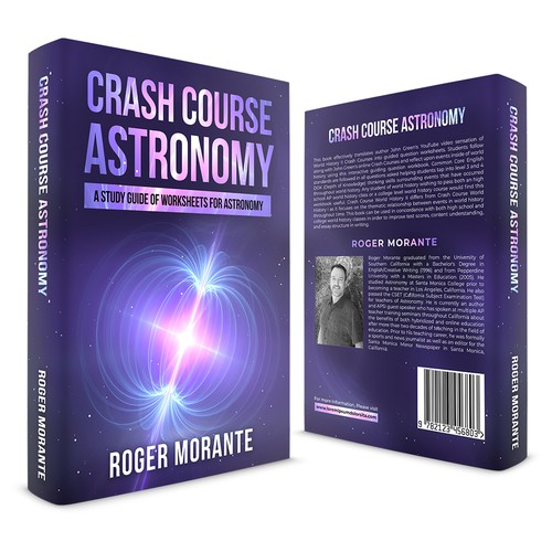 Purple book cover with the title 'Crash Course Astronomy'