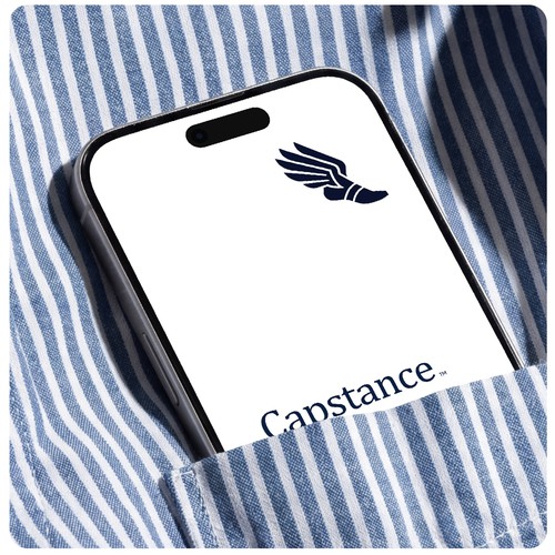 Wing design with the title 'Logo design for Capstance'