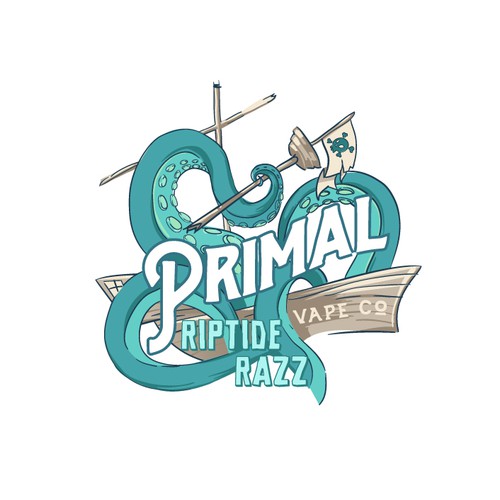 Smoke design with the title 'Kraken'