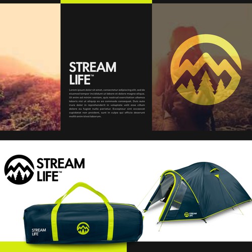Trademark design with the title 'STREAM LIFE'