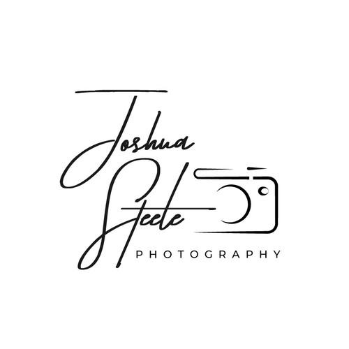 Photography logo with the title 'Joshua Steele - Logo Design'