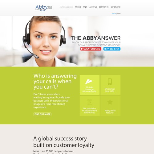 Stylish website with the title 'webpage design'