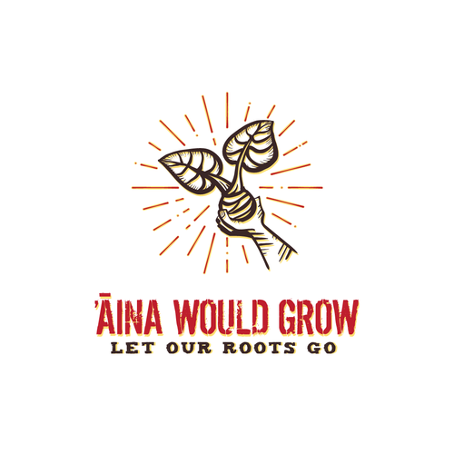 Revolution design with the title 'Logo proposal for 'aina would grow'