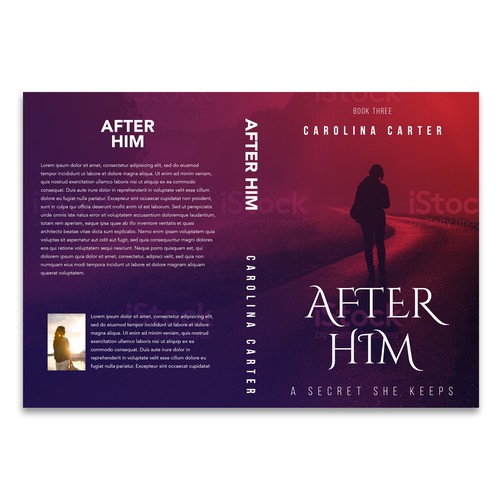 Classy book cover with the title 'Dark & Thriller'