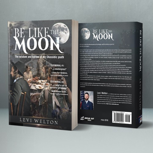 Autobiography book cover with the title 'Book cover for the heroes of  Chassidic childhood'