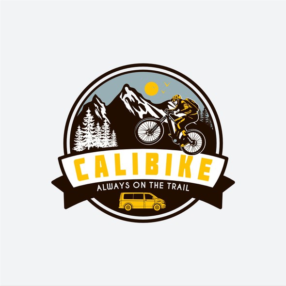 Bike logo with the title 'Calibike'