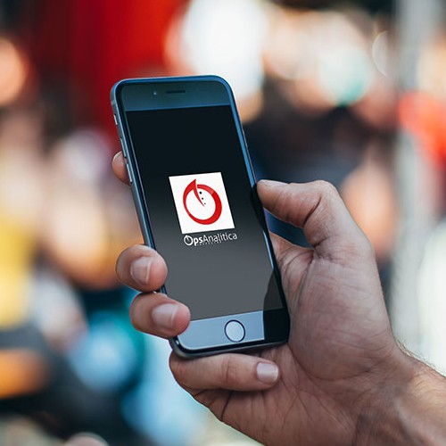 Cool brand with the title 'Brand Identity for OpsAnalitica'