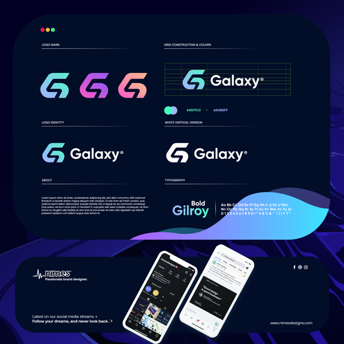 Galaxy logo with the title 'Galaxy'