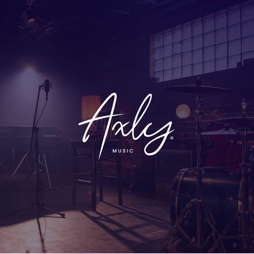 Musician logo with the title 'music logo'