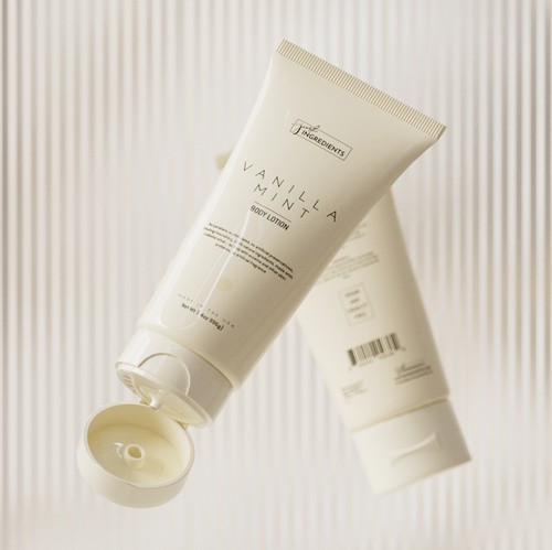 Mockup packaging with the title 'Sleek and Luxurious Design Concept For Cosmetics'