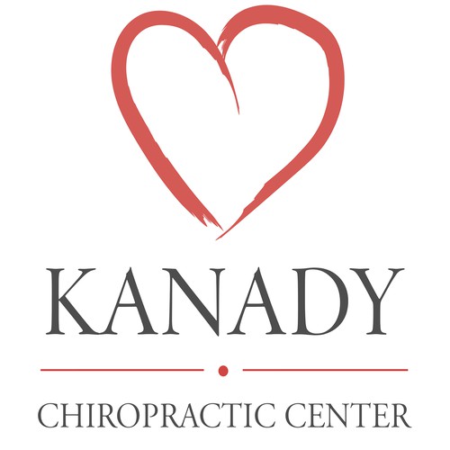 Brush stroke logo with the title 'Kanady Chiropractic Center'