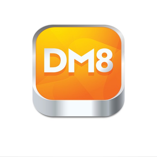 3D brand with the title 'App icon design'