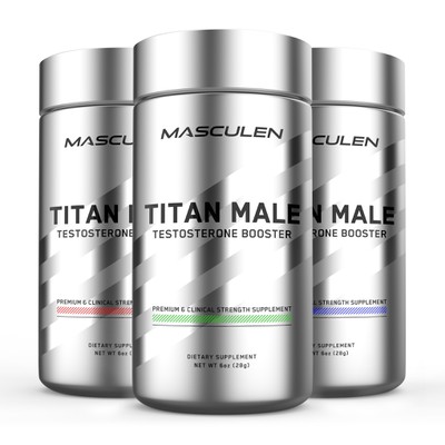 MASCULEN | Testosterone Booster Label Design