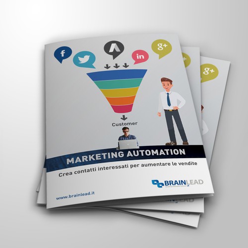 Automation design with the title 'SEO Marketing Brochure'