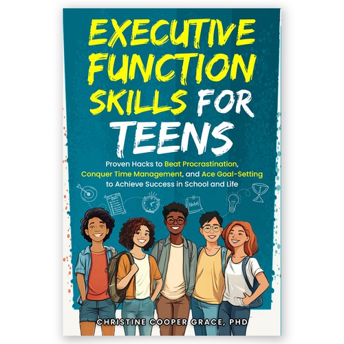 Teen book cover with the title 'book cover'