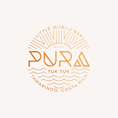 Bar brand with the title 'Pura - little mobile bar'